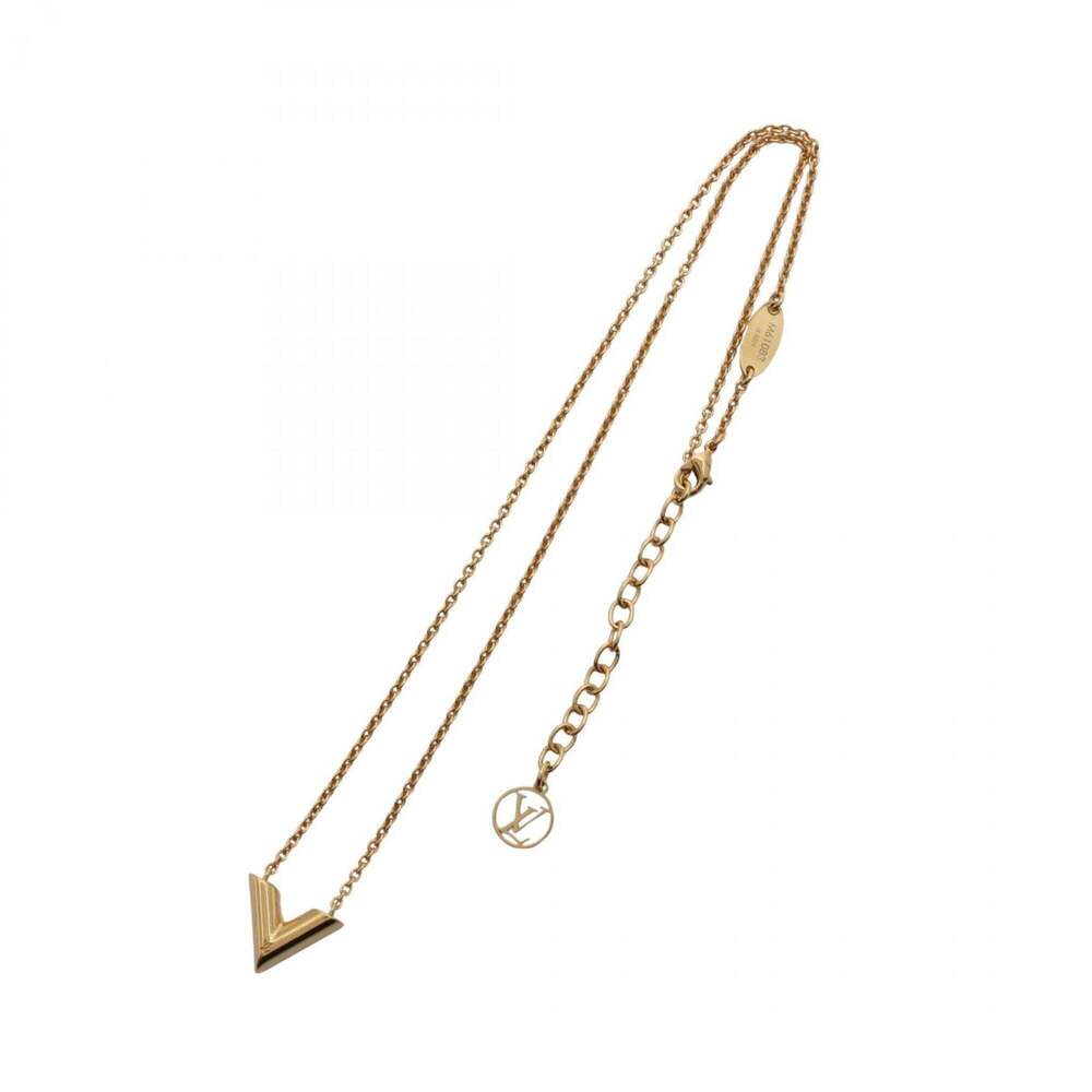 LOUIS VUITTON Gold Necklace - Picture 3 of 6